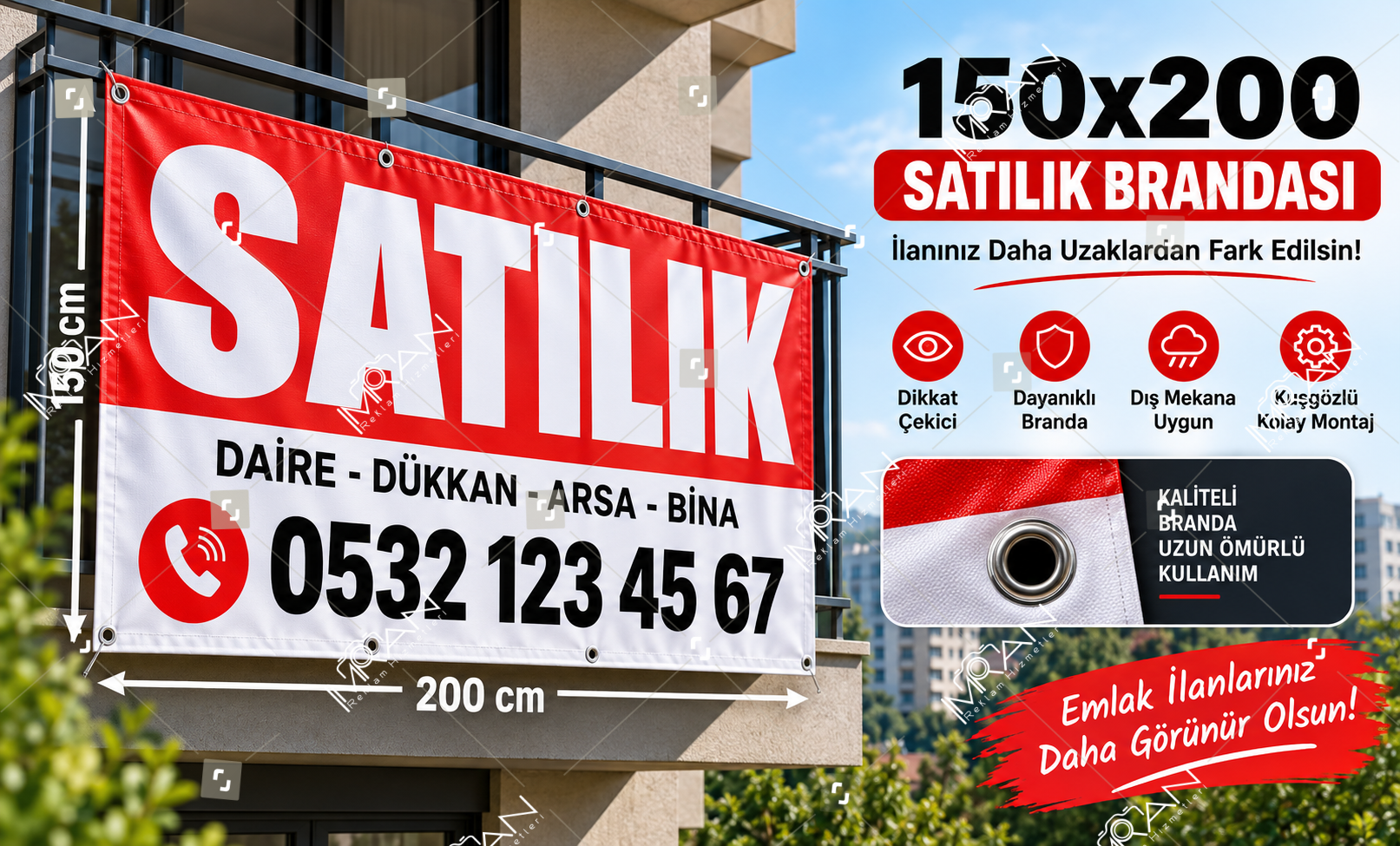 150x200 Satılık Brandası