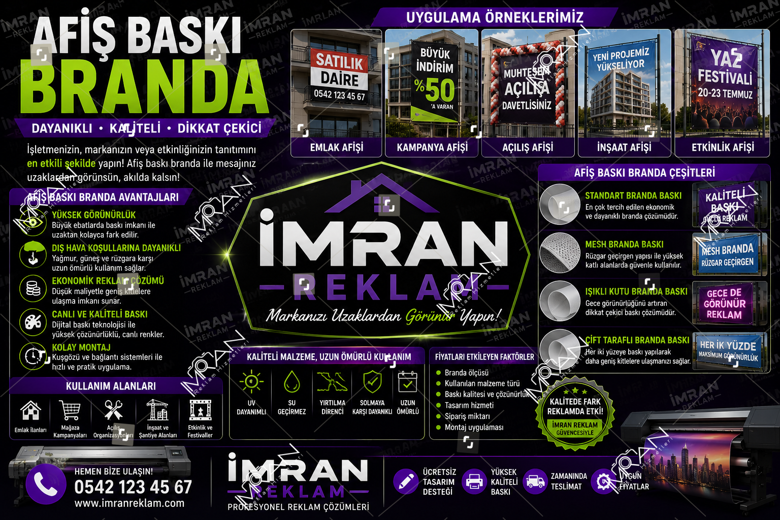 Afiş Baskı Branda