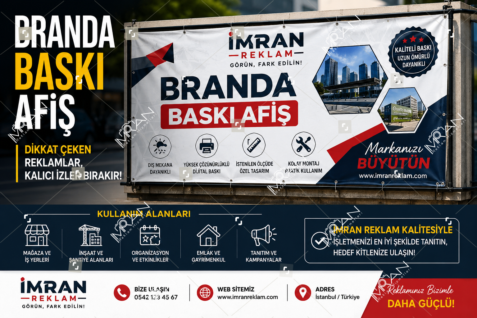 Branda Baskı Afiş