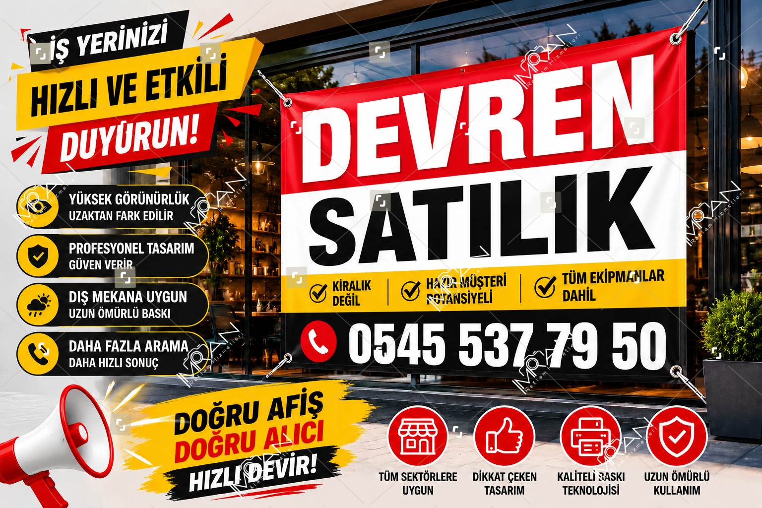 Devren Satılık Afişleri