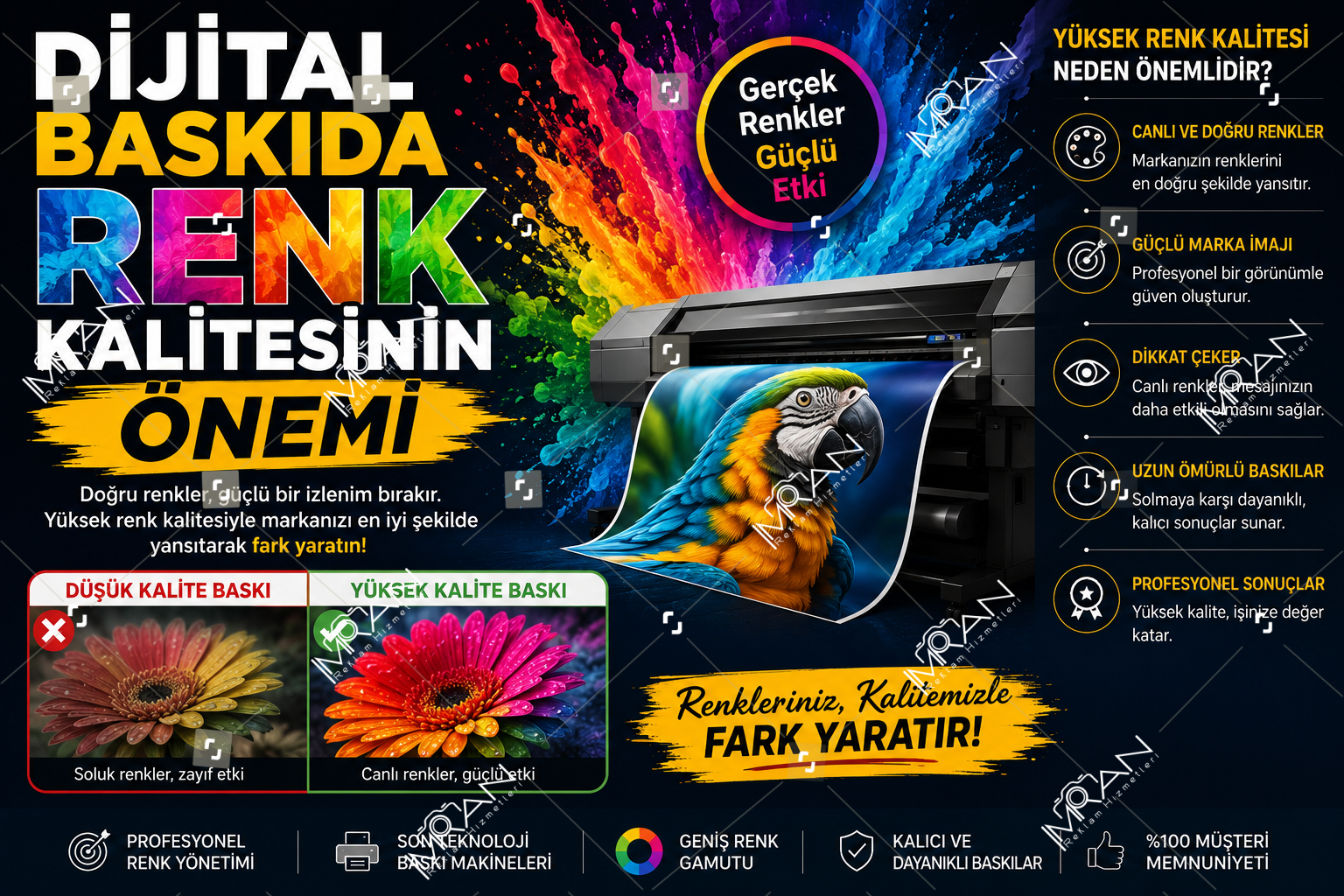 Dijital Baskıda Renk Kalitesinin Önemi