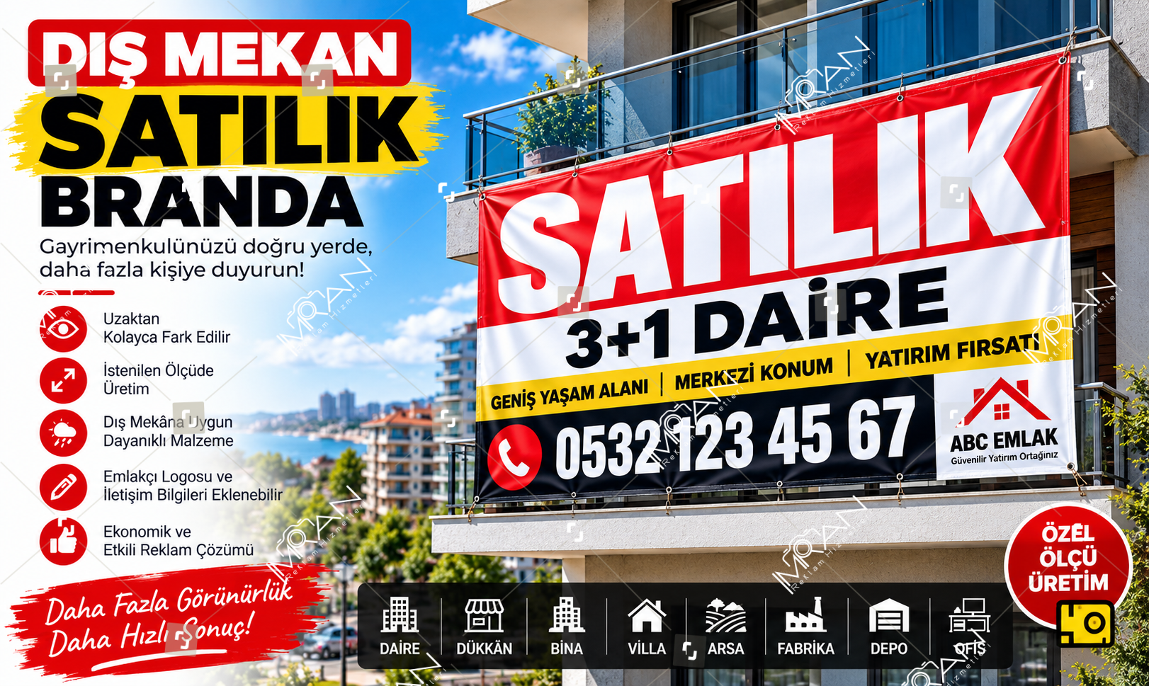 Dış Mekan Satılık Branda