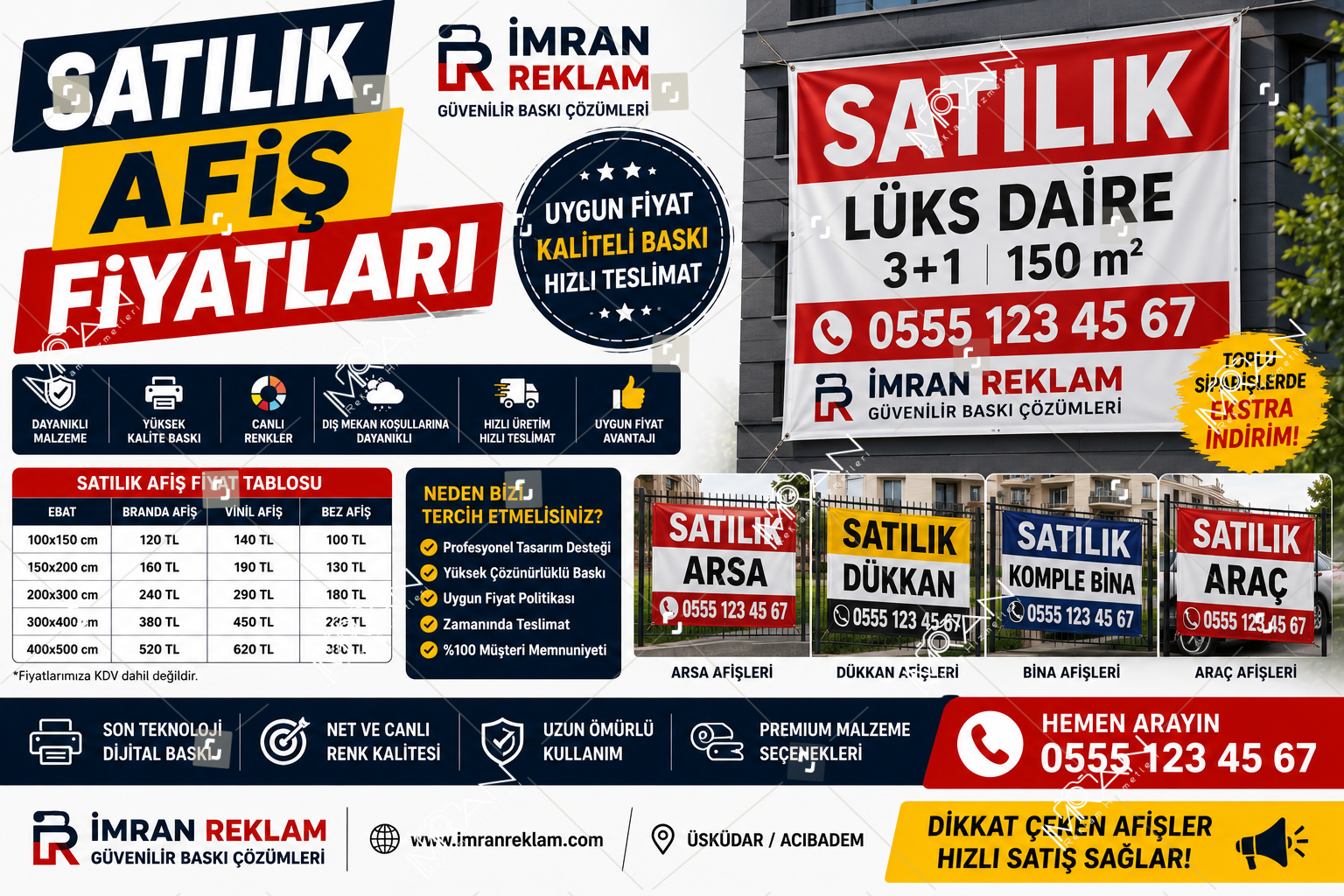 Satılık Afiş Fiyatları