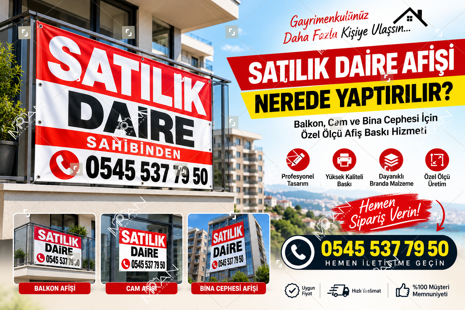 Satılık Daire Afişi Nerede Yaptırılır?