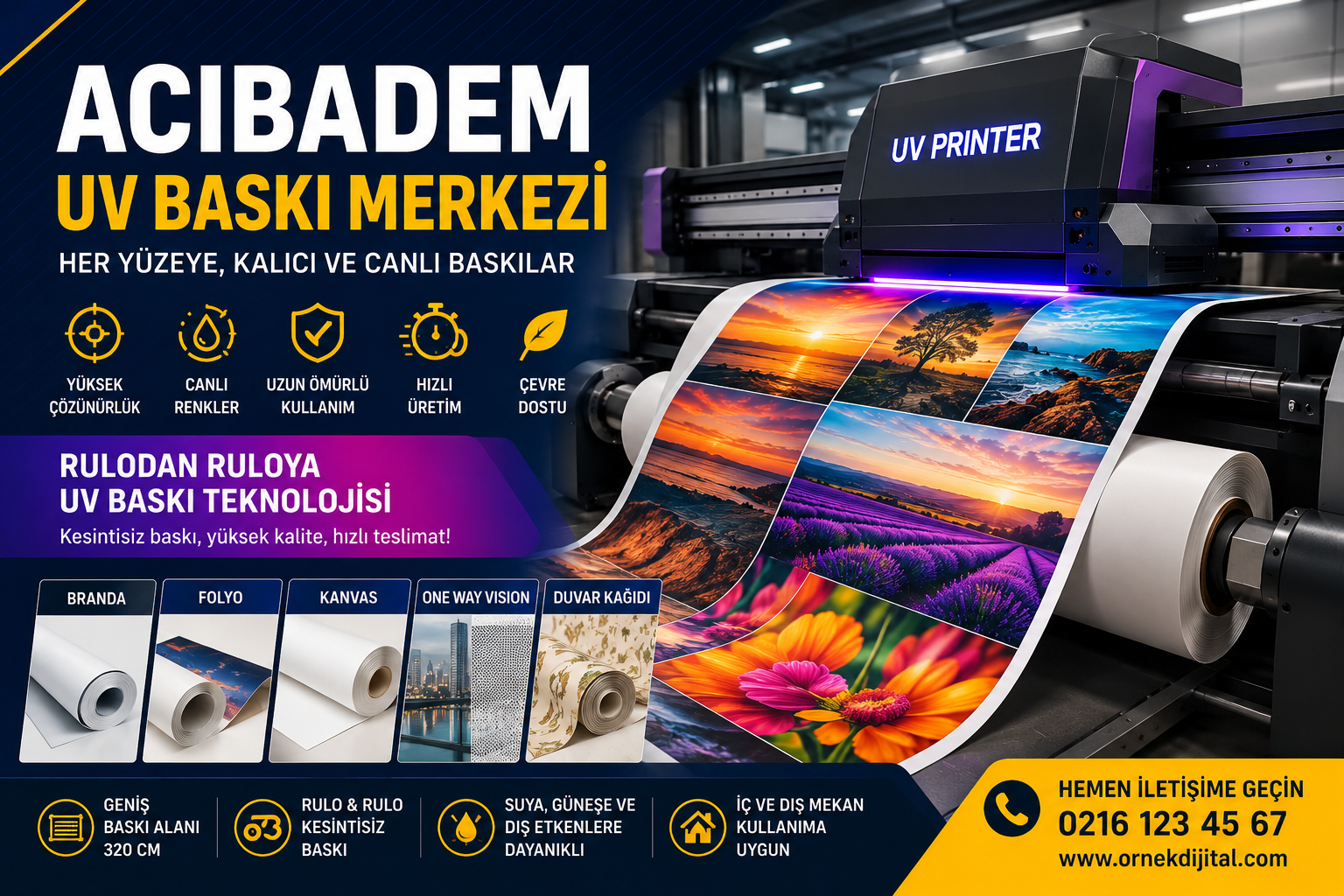 Acıbadem UV Baskı Merkezi