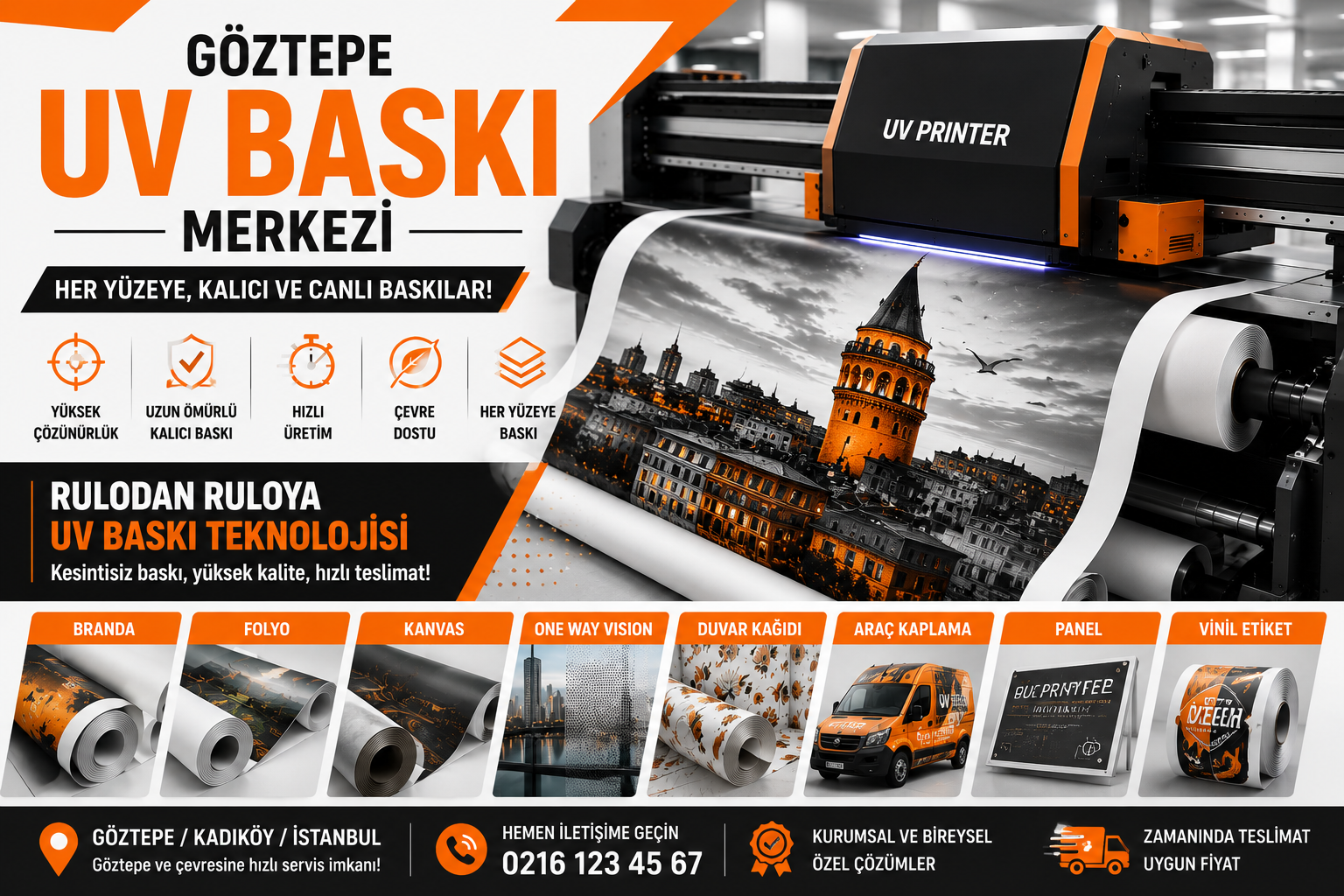 Göztepe UV Baskı Merkezi