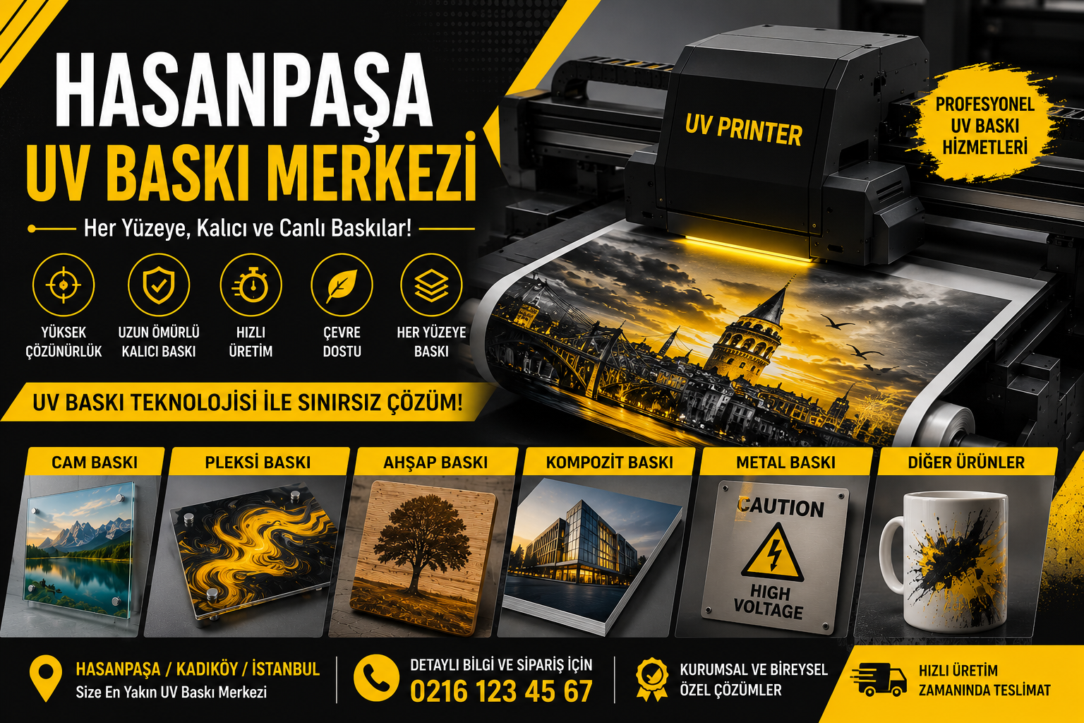 Hasanpaşa UV Baskı Merkezi