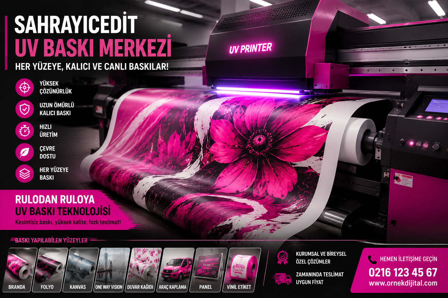 Sahrayıcedit UV Baskı Merkezi